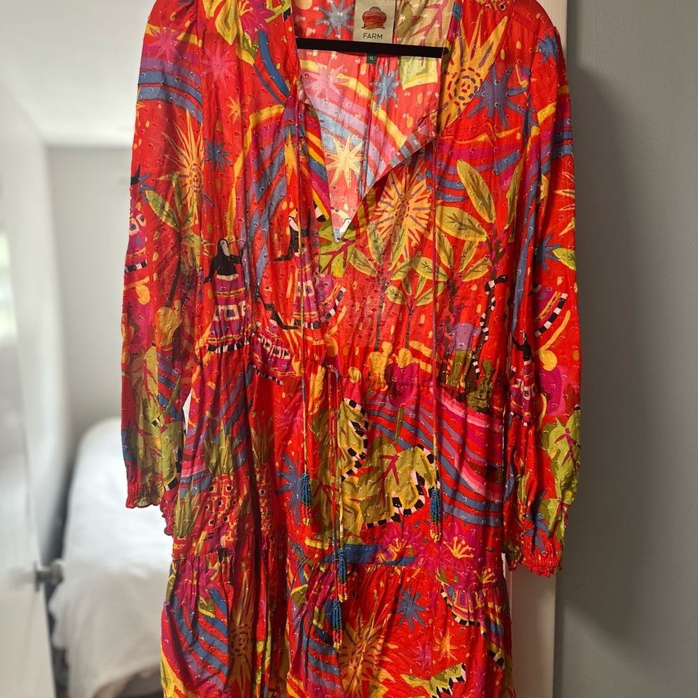 FARM Rio Vibrant Multicolor Mini Dress